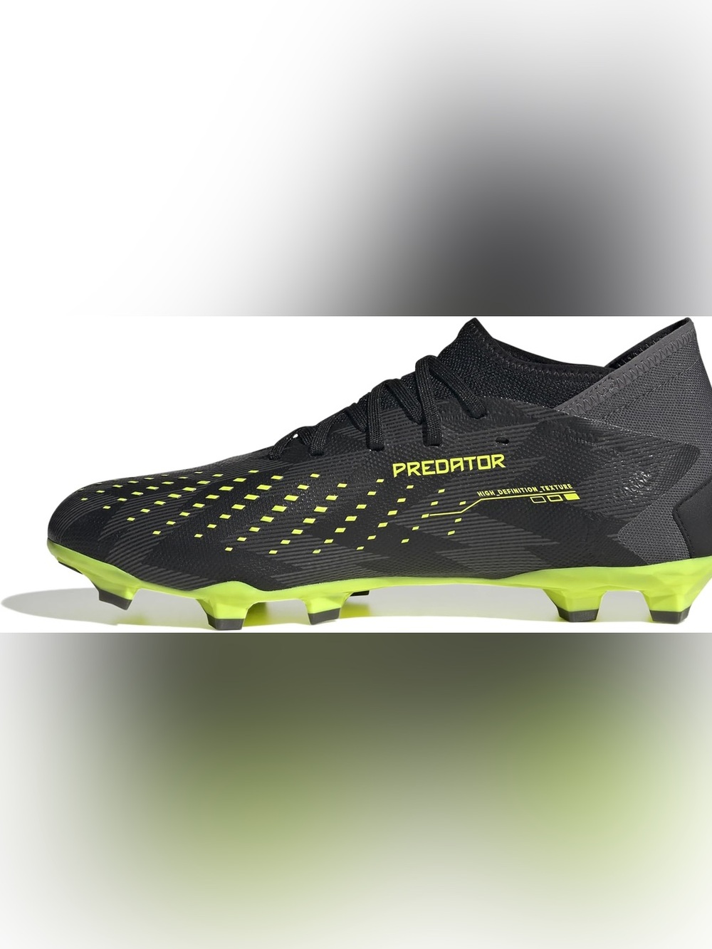 ⚽️ Adidas Predator Accuracy.3 FG Soccer Cleats Men’s Size 12 Black Volt